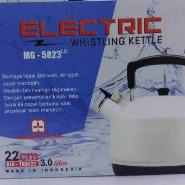 Teko Eletric Maspion Mg 5823 22Cm/ Teko Listrik 20 22 24 Cm Feliaalisabah