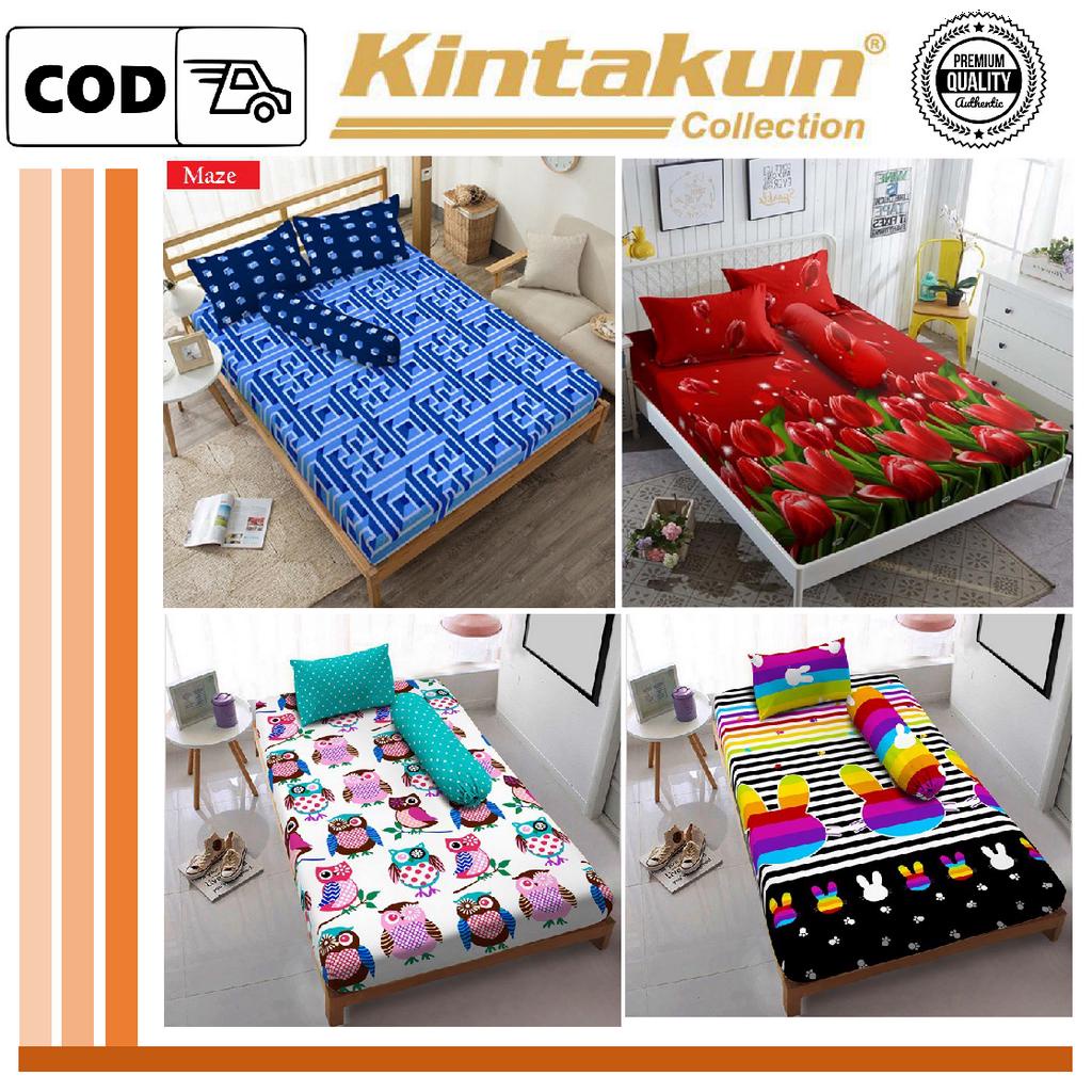 Sprei Kintakun 120X200 Anak - Sprei Motif Anak | Sprei Single 120 X 200 | Sprei Sarung Bantal Guling