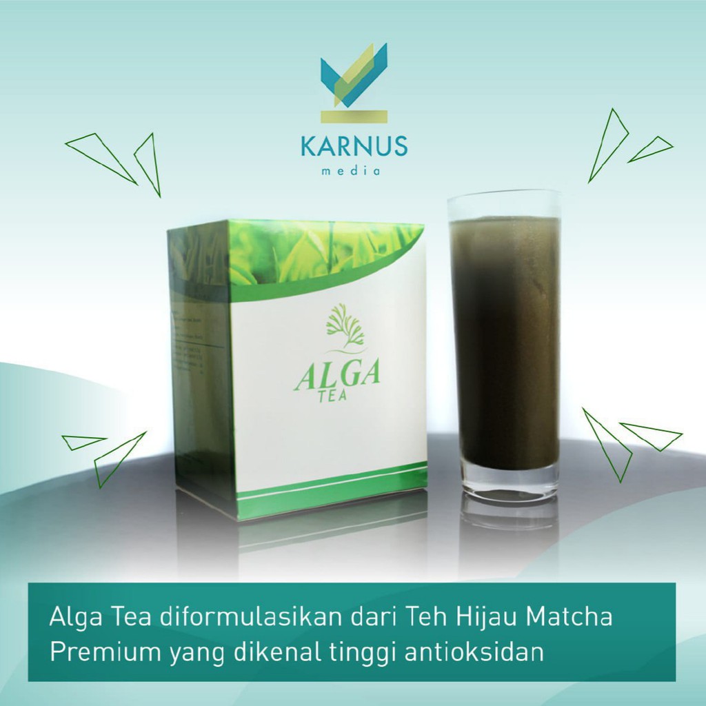 ALGA TEA Isi 60 Sachet Minuman Obat Herbal Penyembuhan Penyakit Asam Urat, Tumor dan Kanker