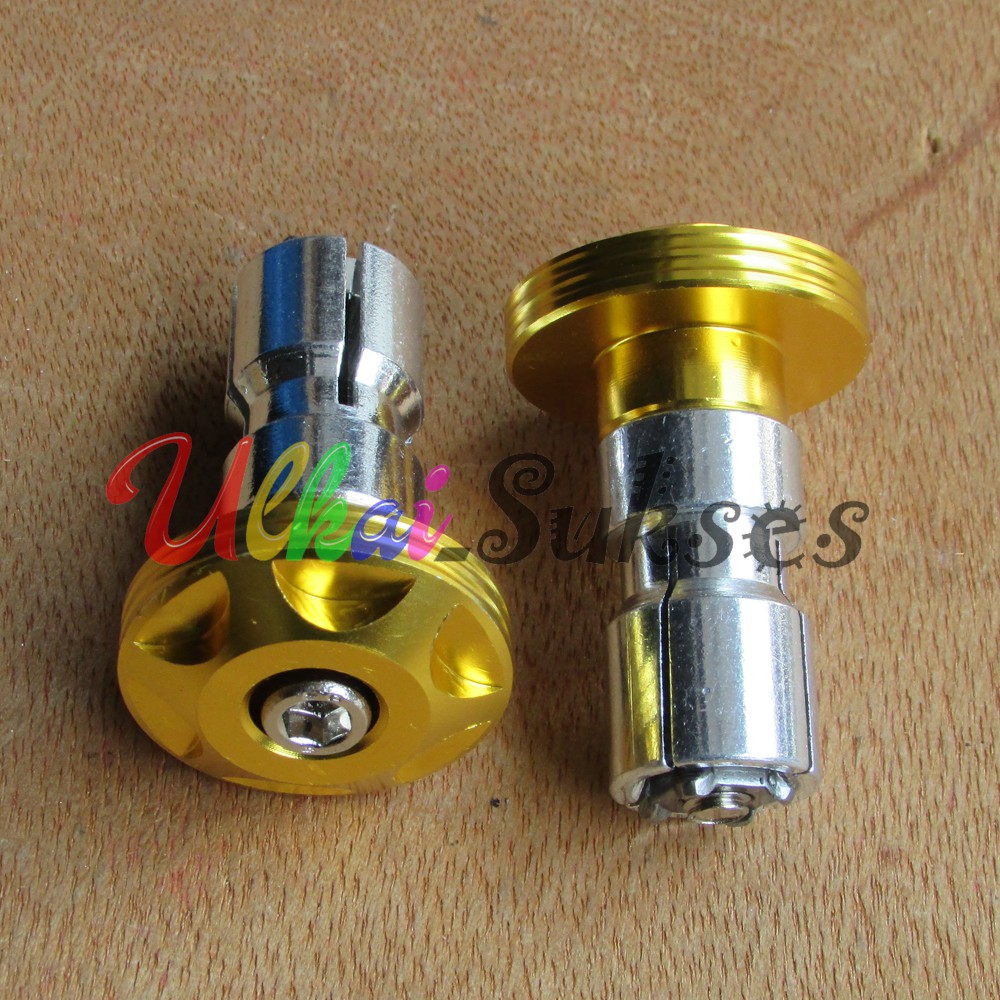 Jalu Stang Atau Pelindung Stang Motor l Variasi Aksesoris Jalu Stang Heng CNC Universal Model Gepeng Flower Thailand Murah