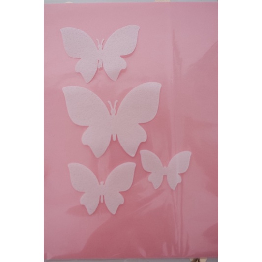 

NEW// EDIBLE WAFER PAPER / KERTAS HIAS KUE BENTUK BUTTERFLY / DEKORASI CAKE ICING BENTUK KUPU-KUPU