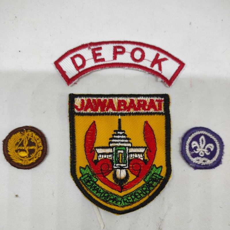 satu set logo atribut PRAMUKA JAWA BARAT