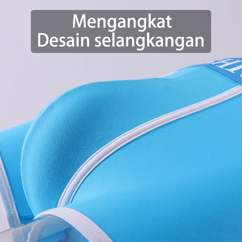 Celana Dalam Pria Boxer Dewasa anti bakteri cd Seamless Import Sport Premium 2023