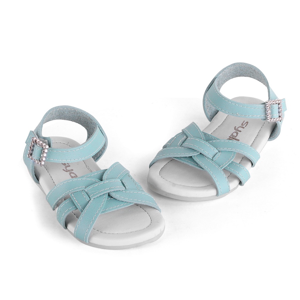 Sandal Anak Perempuan usia 1-2 Tahun Anti Slip Warna Biru RBA