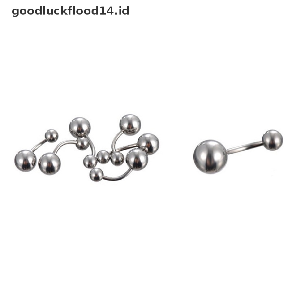 [OOID] 66pcs Sexy Stainless Steel Tongue Nipple Bar Ring Barbell Body Piercing Jewelry ID