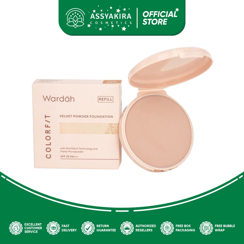 Wardah Refill Colorfit Velvet Powder Foundation 11g