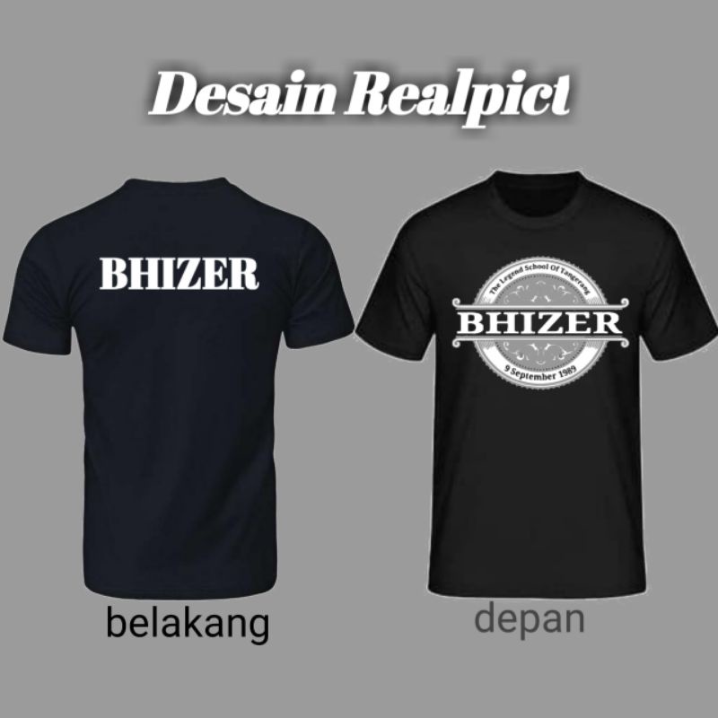 T-SHIRT STM - KAOS BHIZER BHIPURI SERPONG/ BAJU KATAK BHIZER