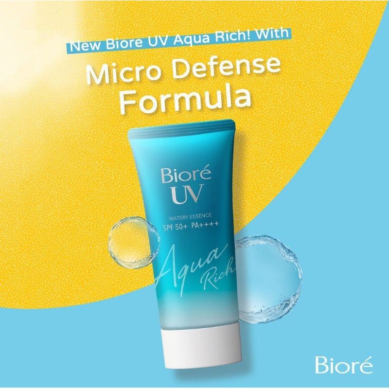 [BPOM] Biore UV Aqua Rich Watery Essence SPF 50+/PA++++ 50gr (New Pack)