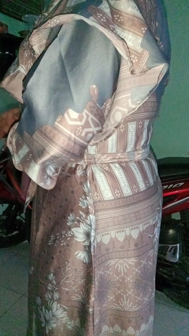 D3003 Kagura Batik Gamis - Busui Friendly- Macadamia House Fashion Wanita