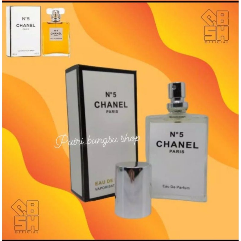 parfum pria wanita chanel N°5 35ml free box dan pouch