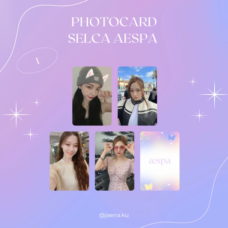 [AESPA] PHOTOCARD SELCA #5 AESPA ‼️BACA DESKRIPSI‼️