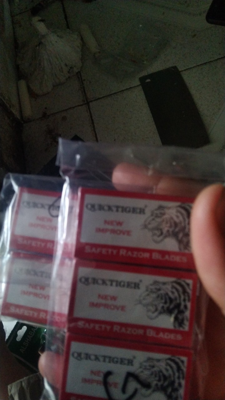 New Improve 1pak Isi 10pcs Quick Tiger Safety Razor Blades Silet