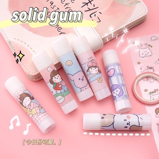 Jual glue stick anak lem kertas perekat motif lucu dino girl kartun
