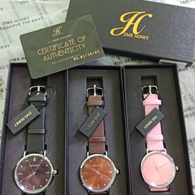 (BISA COD) JAM PROMO 8123 JIMSHONEY JAM TANGAN WANITA JAM CEWEK IMPORT MURAH-1