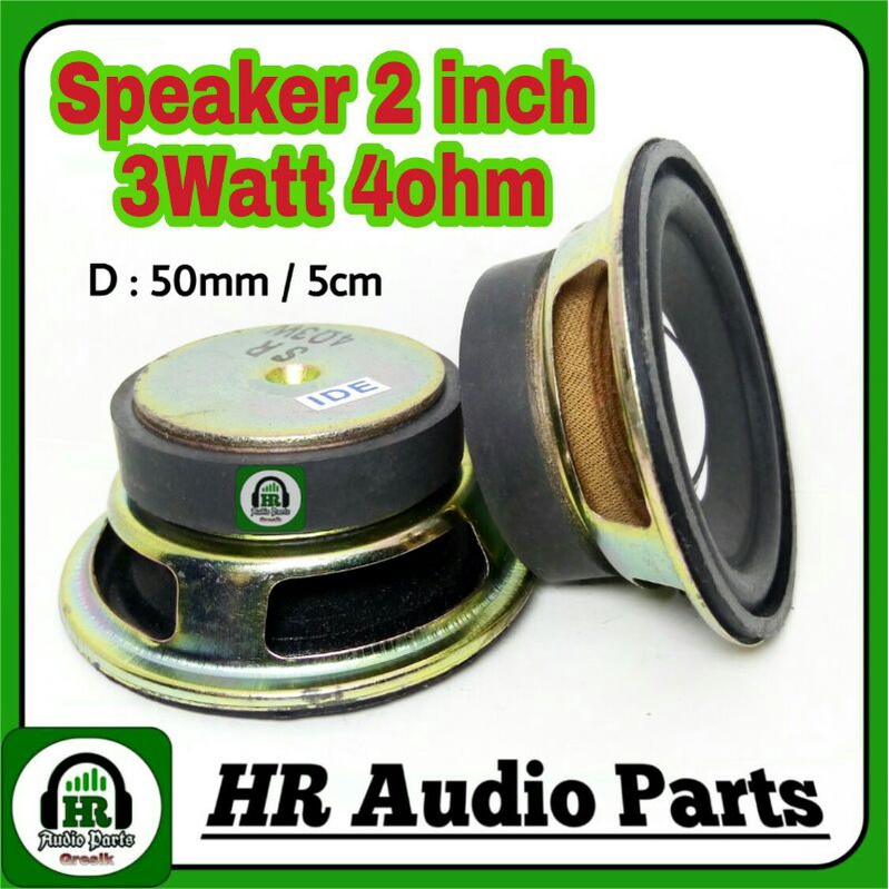 Speaker 2&quot; 3W 4R 2inch 3Watt 4ohm Woofer for Mini Amplifier Bluetooth