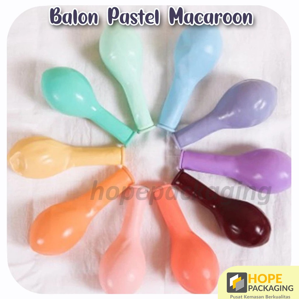 Balon Latex Pastel / Balon Doff Pastel / Balon Pastel / Balon Macaron Import murah