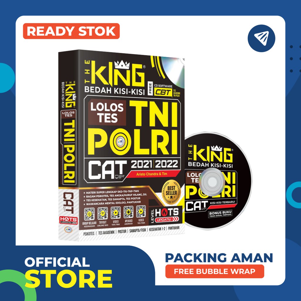 Buku Tni Polri 2021 2022 The King Bedah Kisi Kisi Tes Masuk Tni Polri Free Cd Shopee Indonesia