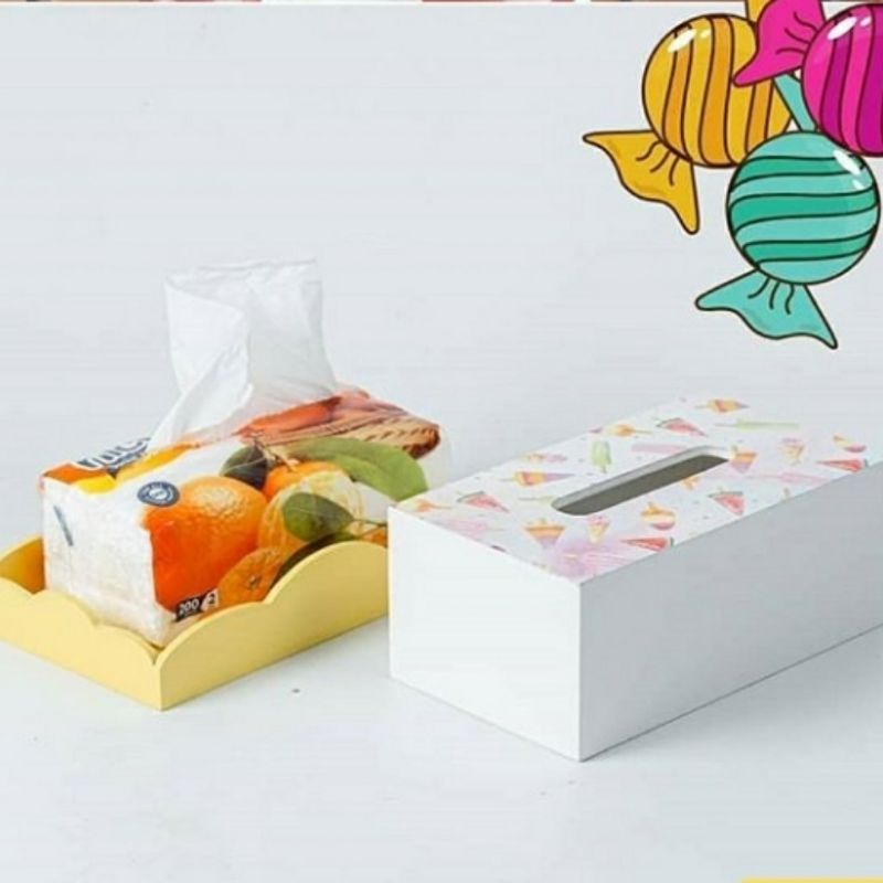 BOX TISSUE OMBAK CUSTOM MOTIF NAMA Kotak Tempat Tisu Kayu WOODEN GIFT HAMPERS SOUVENIR