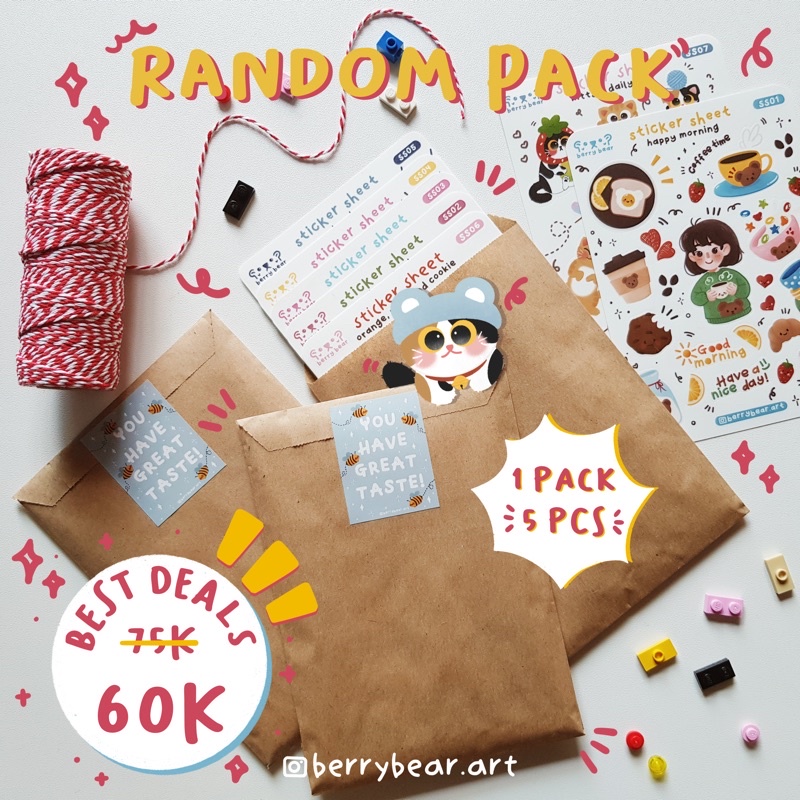 

RANDOM PACK STICKER SHEET
