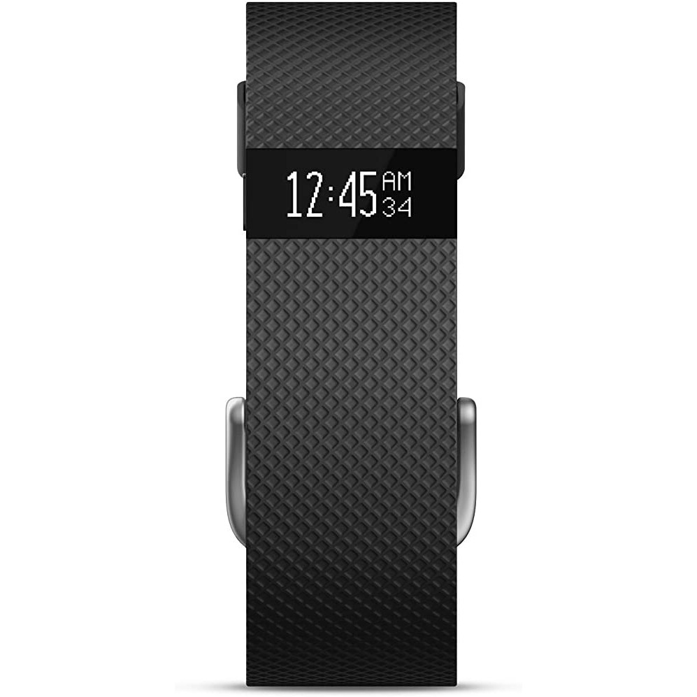 Tali Jam Sport Silicone Strap Band Fitbit Charge HR Metal Buckle