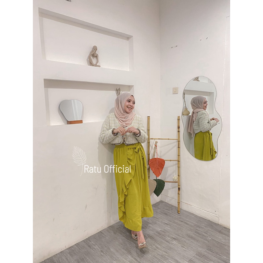 LESLEY SKIRT PREMIUM HQ / ROK SKIRT CRINKLE AIRFLOW PREMIUM HARGA KOMPEKSI