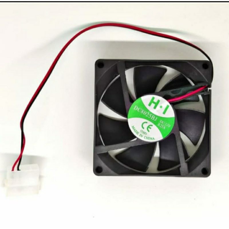 FAN CASING 8 CM HITAM / FAN CPU 8 CM HITAM