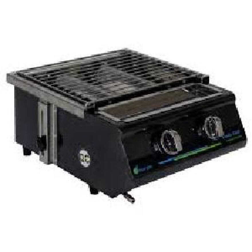 KOMPOR PANGGANG / BAKAR BLUE GAZ FAMILY GRILL ALAT PEMANGGANG DAGING 2 TUNGKU