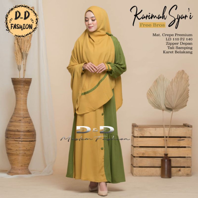 Karimah Syar'i By D&D FASHION