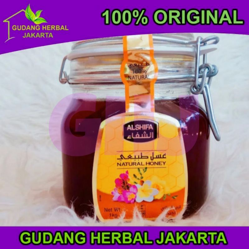 

Madu Al Shifa / Alshifa 1kg / 1 kg Asli Original / Madu AL SHIFA 1kg Original. Asli Impor Arab. Memperbaiki Fungsi Pencernaan. 100% MADU