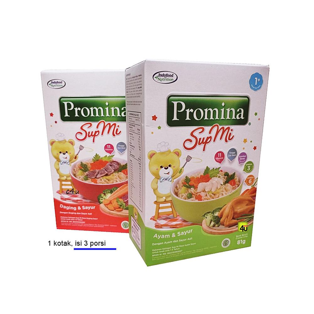Promina Sup Mie | Makanan Bayi 1tahun+ | Snack Bayi | 84 Gr