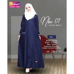 PROMO Gamis Nibra's Nbc 01 Navy