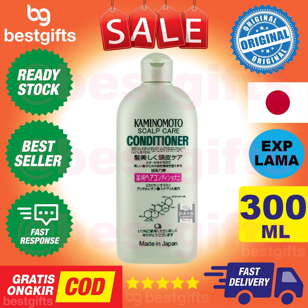 KAMINOMOTO SCALP CARE CONDITIONER KONDISIONER BALSEM BALSAM PERAWATAN RAMBUT KUAT BERCABANG 300 ML