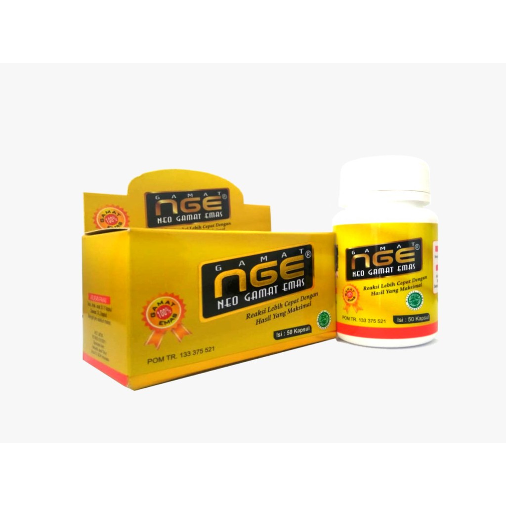 Kapsul Gamat Gold NGE Neo Gamat Emas Tripang [50 kapsul]