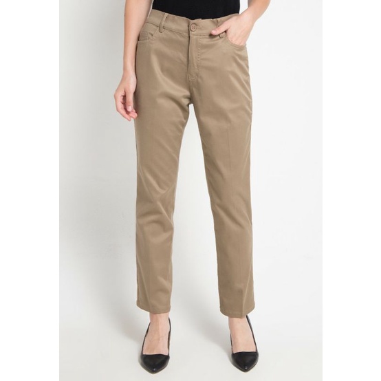 Cardinal Femme Celana Panjang chinos brown