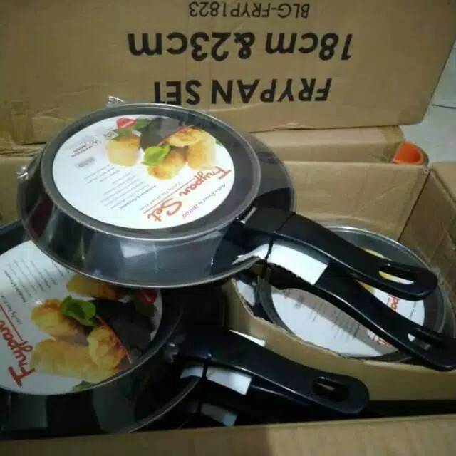Fry pan maspion set isi 2