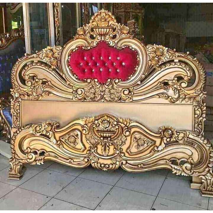 Ranjang Kayu Jati Mewah/Dipan Kayu Jati Jepara Arimbi