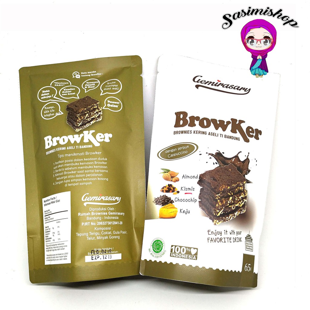 

Browker Brownis Kering Cappuchino