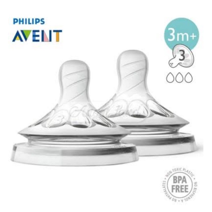 Nipple Avent Natural ORI (3m+/6m+)