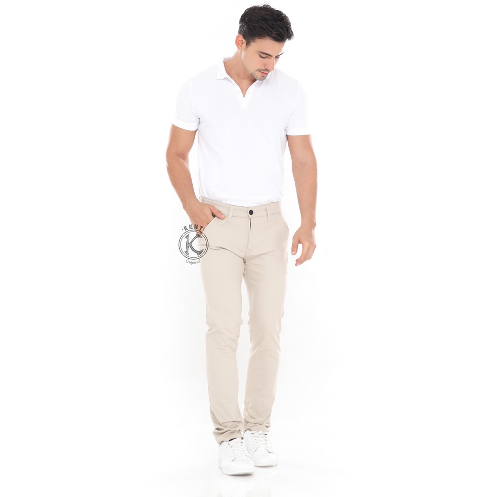 Kent Celana Chino Cream Premium Original