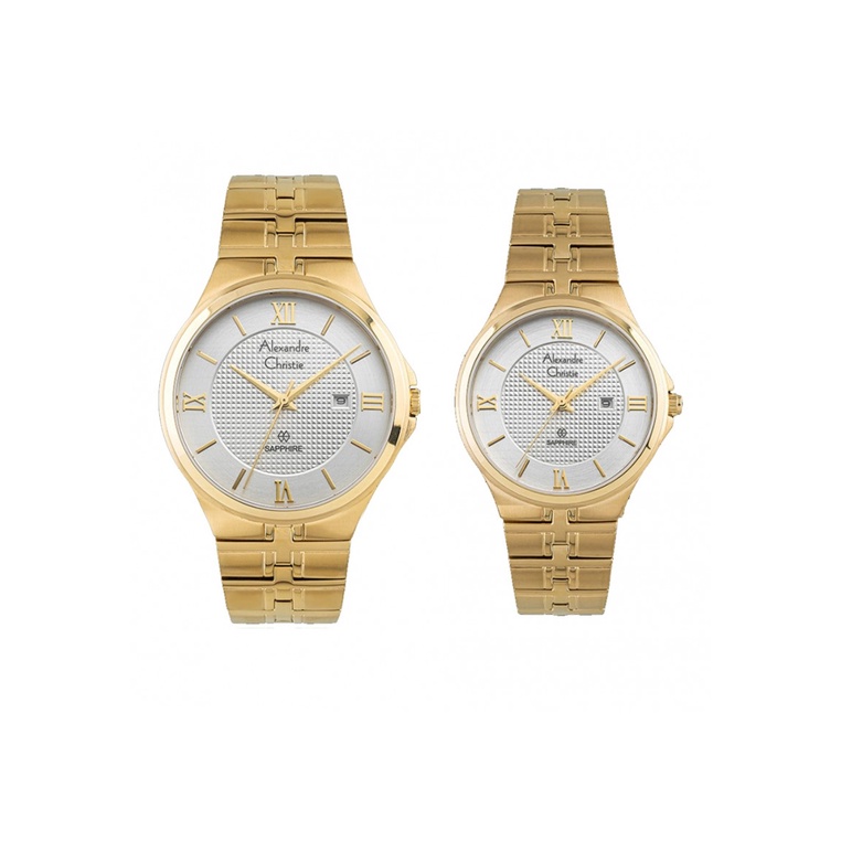 Alexandre Christie ACF8541LDBGPSL & ACF8541MDBGPSL Jam Tangan Couple
