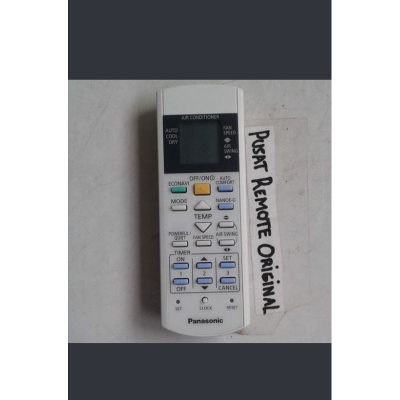 REMOTE REMOT AC PANASONIC ECONAVI NANOE G TITIK 3 ORIGINAL ASLI