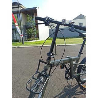  SEPEDA  LIPAT  JEEP 20 BY LONDON  TAXI  MERAH FOLDING BIKE 