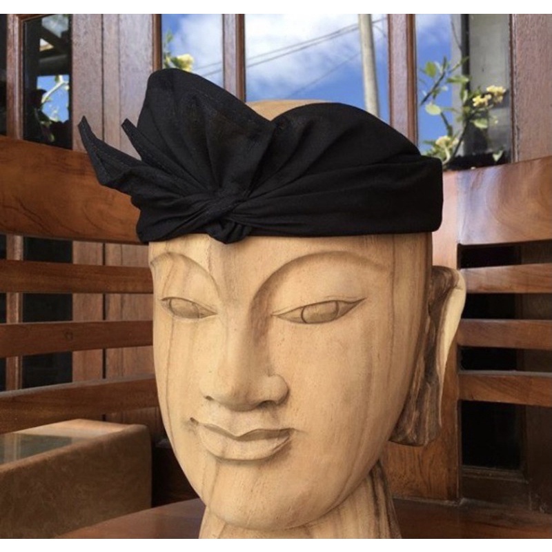 UDENG BALI HITAM POLOS