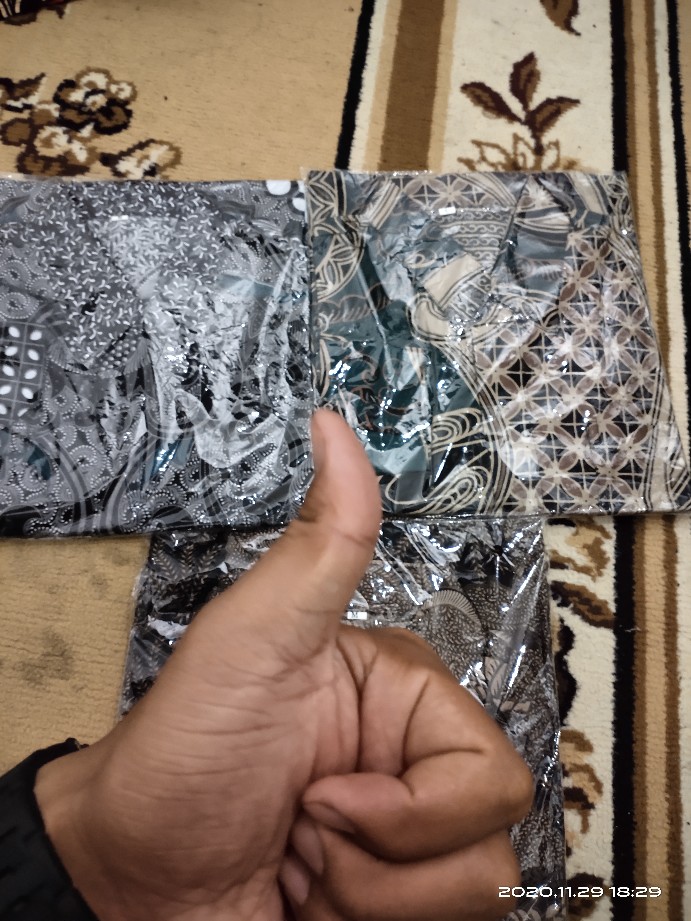 New Kemeja Batik Slimfit Modern Exclusive Original Butik Atasan Batik Seragam M-l-xl