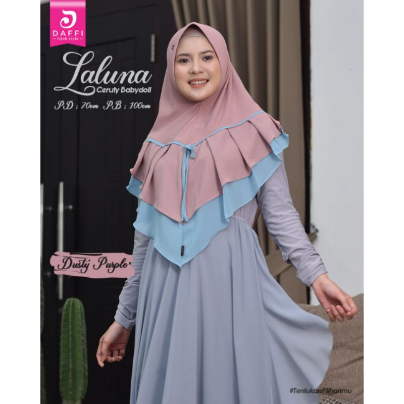 LALUNA hijab ORI Daffi Hijab Ceruty Babydoll