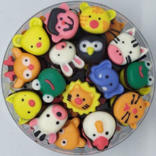 

Coklat Karakter Lucu Mix Animal (MA) 300gram Coklat Mezem