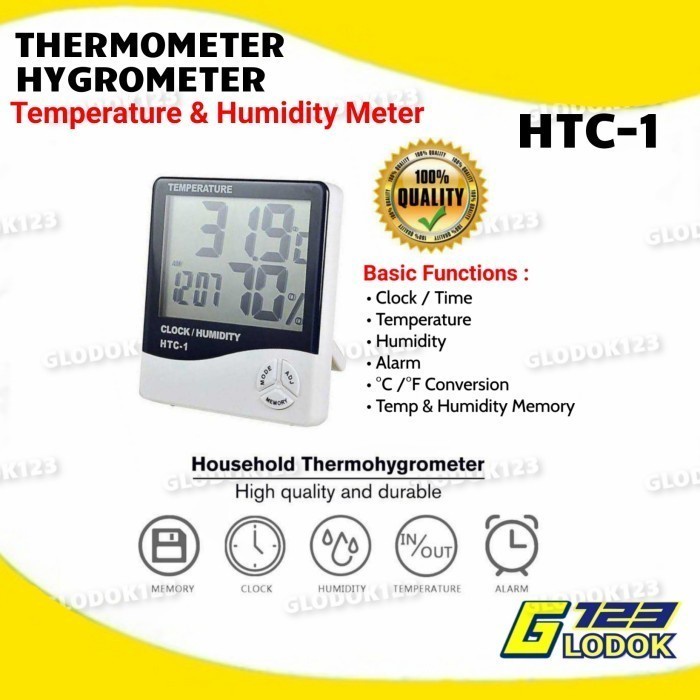 Thermometer Suhu Temperature Hygrometer Humidity