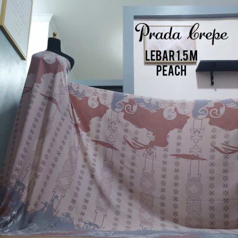 Bahan kain PRADA CREPE Kualitas Premium
