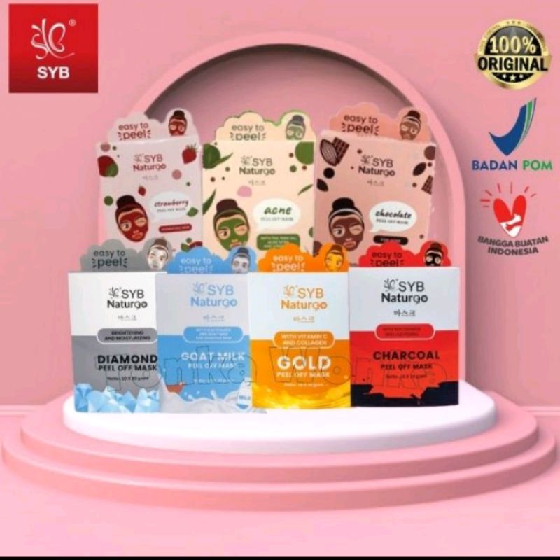 MASKER WAJAH SYB NATURGO Peel of mask