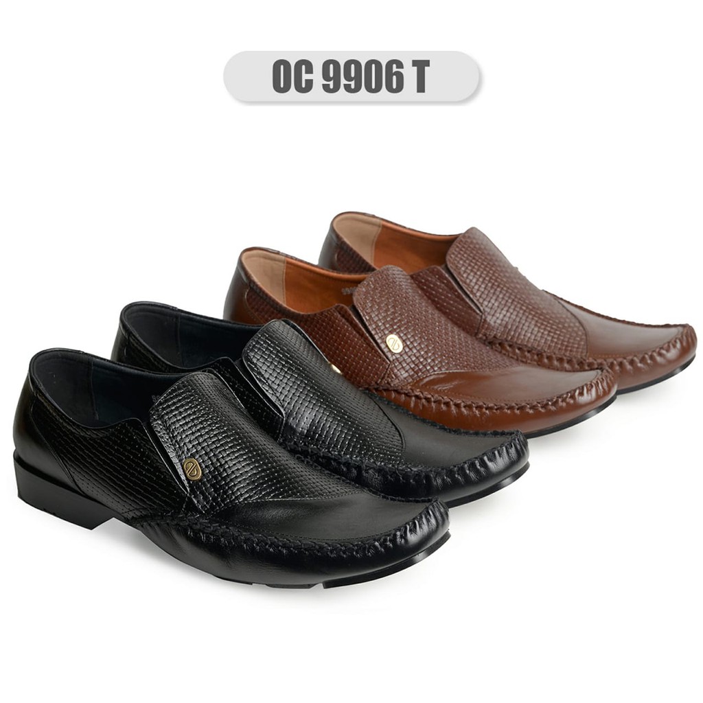 SEPATU KASUAL KULIT/ SLIP ON/ SEPATU SANTAI PRIA / ODON CIBADUYUT/ SEPATU OC 9906